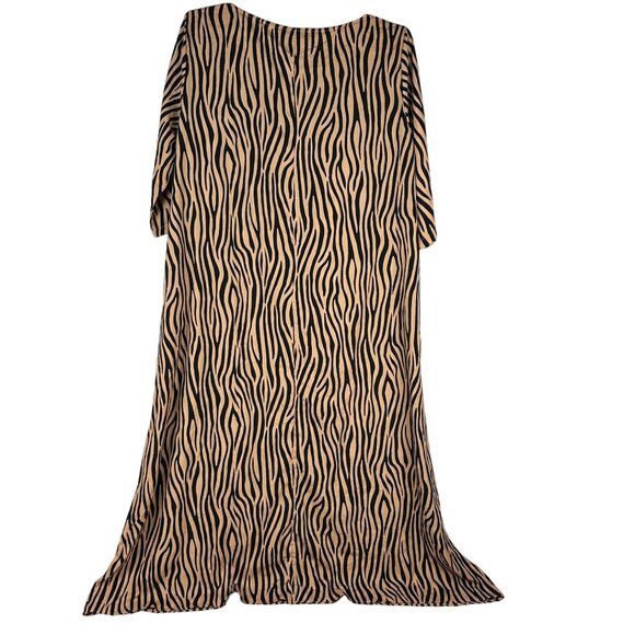 Celmia Collection Womens Zebra Print Maxi Dress Size 5XL Plus Size - Picture 8 of 9